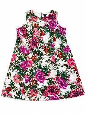 Liz Claiborne Woman 22W Floral Textured A-Line Dress